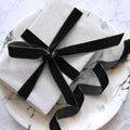 Abbaoww Ivory Velvet Ribbon 1 Inch Single Face, 25 Yards for Gift & DIY by Deal US