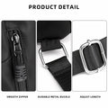 Sofanler Drawstring Backpack Gym Bag with Shoes Compartment Black by Deal US