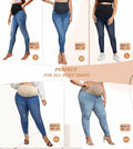 Hybrid & Company Super Comfy Stretch Women's Skinny Maternity Jeans S Light Wash by Deal US