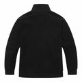 KAIDER Women's Plus Size Polar Fleece Pullover Jacket Black Quarter-Zip Long by Deal US