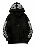 GORGLITTER Women's Halloween Hoodie Black Medium Oversized Sweatshirt by Deal US