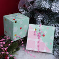 LaRibbons Christmas Wrapping Paper 3 Rolls 17x10ft Peace Pattern with Tags by Deal US