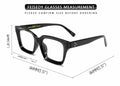 FEISEDY B2461 Square Thick Eyeglasses Frame Classic Unisex Eyewear by Deal US