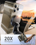 NIYEVN MagSafe Car Mount, 20 Magnets, 360° Rotation, Air Vent Holder by Deal US