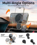 NIYEVN MagSafe Car Mount, 20 Magnets, 360° Rotation, Air Vent Holder by Deal US