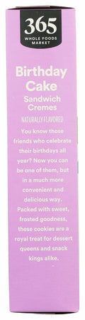 BestBy12/24 365 by Whole Foods Birthday Cake Sandwich Creme Cookies 20 OZ by Deal US