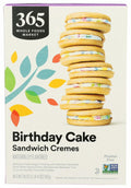 BestBy12/24 365 by Whole Foods Birthday Cake Sandwich Creme Cookies 20 OZ by Deal US