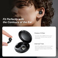 Reusable Silicone Ear Plugs Black Noise Cancelling 30dB Comfortable Swim by Deal US