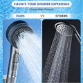 Filtered Handheld Shower Head Chrome High Pressure with Scalp Massager by Deal US