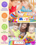 Yetonamr Montessori Counting Dinosaurs Educational Toy Set for Kids by Deal US