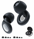 Reusable Silicone Ear Plugs Black Noise Cancelling 30dB Comfortable Swim by Deal US