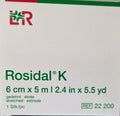BestBy12/28 Rosidal K 6cm x 5m Short Stretch Compression Bandage by Deal US