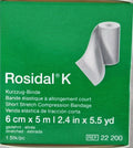 BestBy12/28 Rosidal K 6cm x 5m Short Stretch Compression Bandage by Deal US