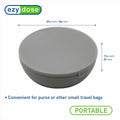EZY DOSE Travel Pill Organizer Gray Compact Portable Medicine Case with Mirror by Deal US