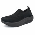 Umerigo Womens Slip On Tennis Shoes Breathable Mesh Black Size EU 40 USA W8.5 by Deal US