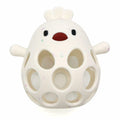 KIAANS Baby Teething Toy Silicone Hollow Chick White BPA Free Sensory Teether by Deal US
