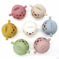 KIAANS Baby Teething Toy Silicone Hollow Chick White BPA Free Sensory Teether by Deal US