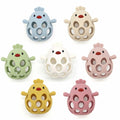 KIAANS Baby Teething Toy Silicone Hollow Chick White BPA Free Sensory Teether by Deal US