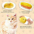 Renforcer 3-in-1 Silicone Cat Brush Groomer Massager Shedding Grooming by Deal US