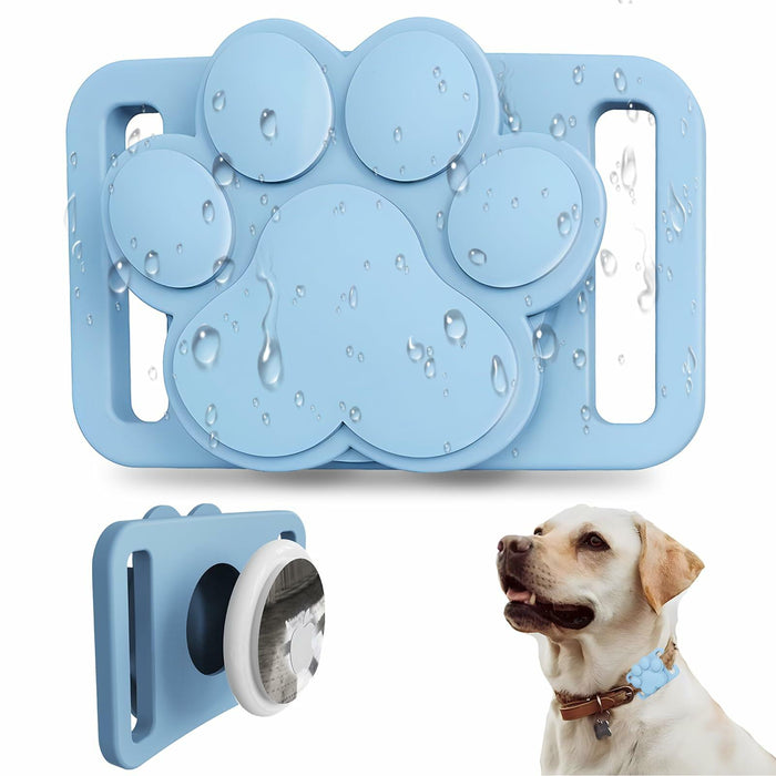 FancyMouse Dog Collar Holder Blue Protective Track Tech dwj-blue by Deal US