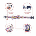NISIYE Dog Bowtie Collar Soft Adjustable Blue with Metal Buckle for Pets by Deal US