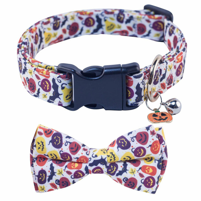 NISIYE Dog Bowtie Collar Soft Adjustable Blue with Metal Buckle for Pets by Deal US