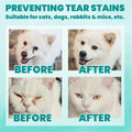 BestBy09/26 MEDUWEDU Dog & Cat Eye Wipes 120 Count Peach Scent Grooming Care by Deal US