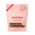 BestBy01/25 Bocce's Bakery Good Hair Dog Treats Salmon 6oz Soft Chewy Wheat-Free by Deal US