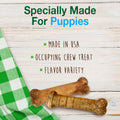 BestBy07/27 Nylabone Healthy Edibles Puppy Chews X-Small 3 Count Roast Beef by Deal US