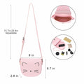 Gladdon Crossbody Bag Small Light Pink Purse for Teen Girls, Preteen by Deal US