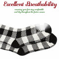 Kiddokids Women's Fuzzy Slipper Socks with Grippers Warm Cozy - One Size by Deal US