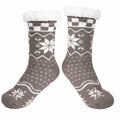 Kiddokids Women's Fuzzy Slipper Socks with Grippers Warm Cozy Fleece - One Size by Deal US