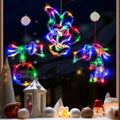 FASISOY 3 Pack Multi-Color Christmas Window Lights Battery Operated Timer by Deal US
