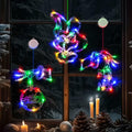 FASISOY 3 Pack Multi-Color Christmas Window Lights Battery Operated Timer by Deal US
