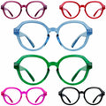BLUELESS 6-Pack Oversized Reading Glasses +3.50 Metalless Screwless Spring by Deal US