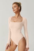 Meyeeka Bodysuit Racerback Sleeveless Tank Top Carob Brown Size M by Deal US