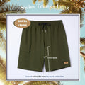 BRISIRA Mens Quick Dry Swim Trunks 9in ArmyGreen Size 34 by Deal US