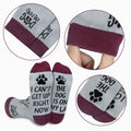 Huahui Dog Mom Socks for Women, Funny Dog Lover Gifts, 1 Pair by Deal US