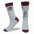 Huahui Dog Mom Socks for Women, Funny Dog Lover Gifts, 1 Pair by Deal US