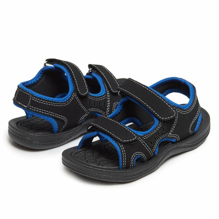Skysole Boys Double Adjustable Strap Lightweight Slippers Royal Size 7-8 Toddler by Deal US