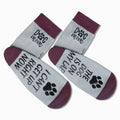 Huahui Dog Mom Socks for Women, Funny Dog Lover Gifts, 1 Pair by Deal US
