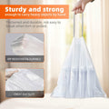 4 Gal Drawstring Trash Bags 57 Count White Small Garbage Can Liners by Deal US