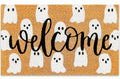 JarThenaAMCS Halloween Coir Doormat Cute Ghost Non-Slip 16.5x29 Inch by Deal US