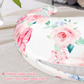 CARUILI Nursing Pillow Cover Pink Floral Ultra Soft Comfortable Only Case by Deal US
