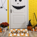 JarThenaAMCS Halloween Coir Doormat Cute Ghost Non-Slip 16.5x29 Inch by Deal US