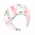 CARUILI Nursing Pillow Cover Pink Floral Ultra Soft Comfortable Only Case by Deal US