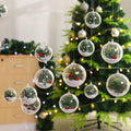 Ranchbtn 25pcs Clear Plastic Fillable Ornaments Various Sizes DIY Decor by Deal US