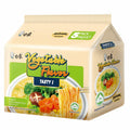 BestBy02/25 BaiXiang Vegetable Flavor Ramen Noodles Vegetarian Pack of 5 by Deal US