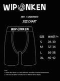WIPONKEN Men's Boxer Briefs Camouflage Moisture Wicking No-Fly Underwear, Size M by Deal US