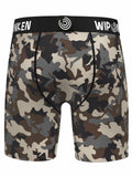 WIPONKEN Men's Boxer Briefs Camouflage Moisture Wicking No-Fly Underwear, Size M by Deal US